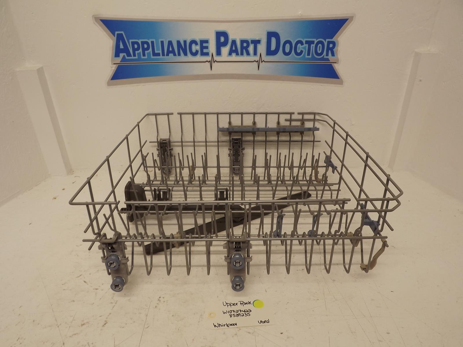 Whirlpool Dishwasher W10727422 8539235 Upper Rack Used Whirlpool Dishwasher W10727422 8539235 Upper Rack Used